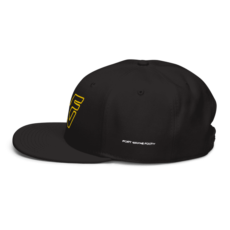 Footy Outline Flatbill Snapback