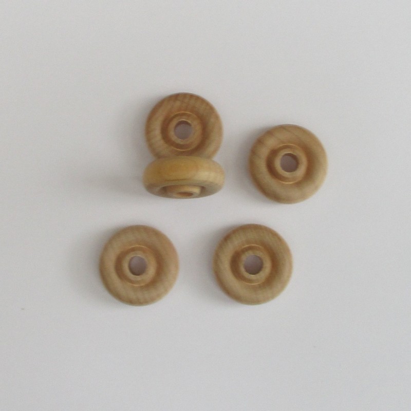 Wooden Toy Wheels 