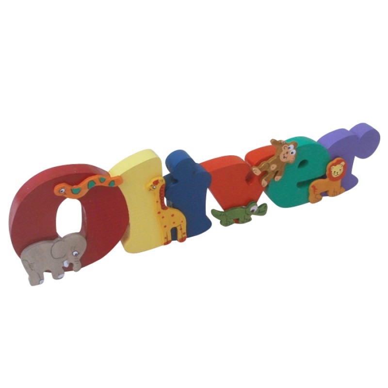 Bright Coloured Freestanding Names or Door Plaques