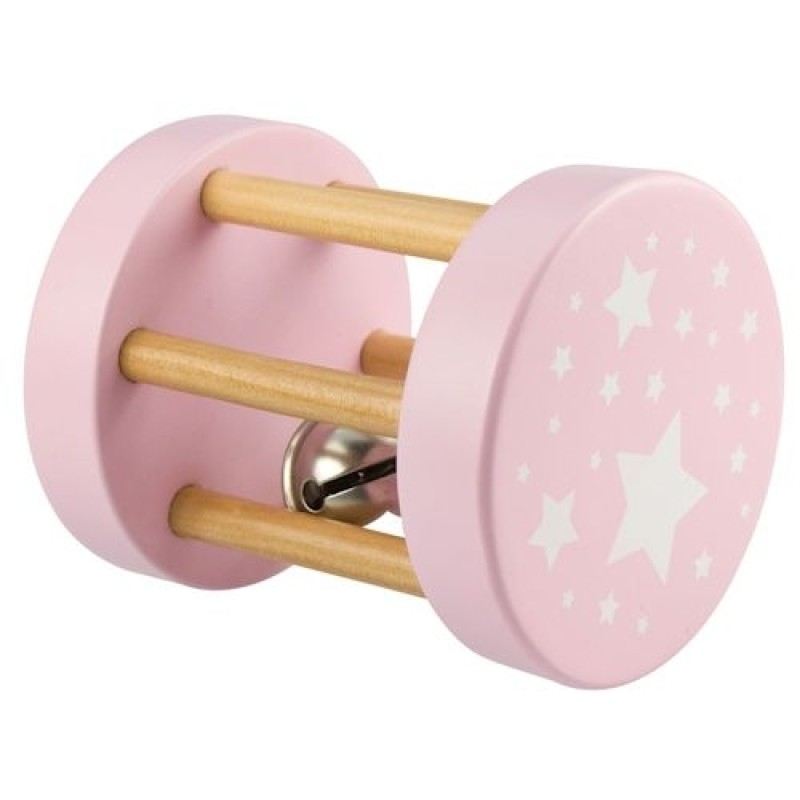 Wooden Baby Roll Rattle