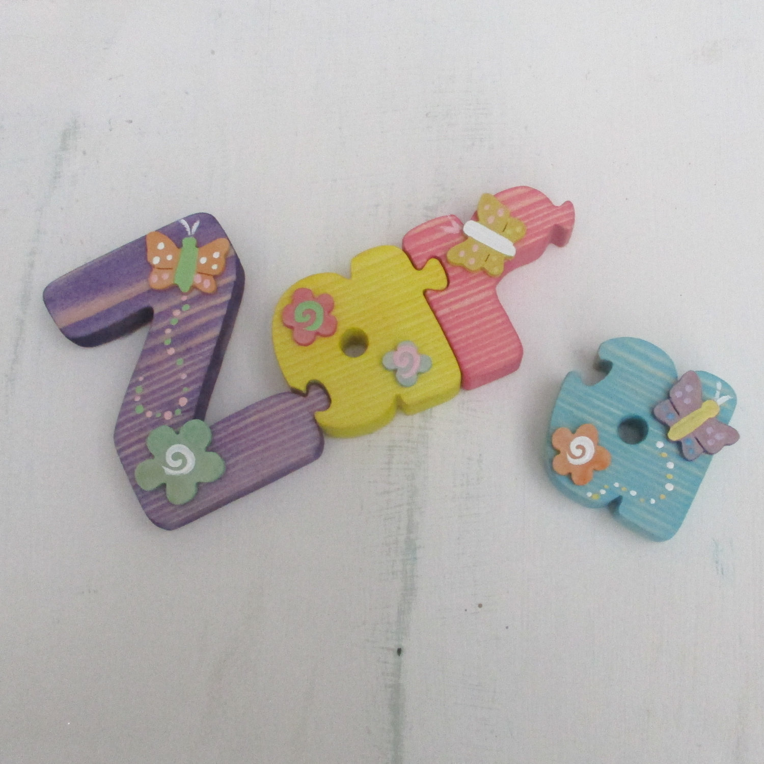 Decorated Name Jigsaw (pastel)