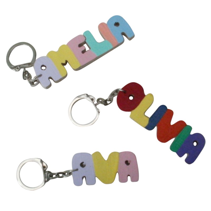 Personalised Name Keyrings