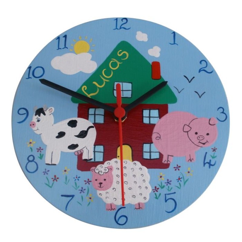 Bright Coloured Clocks