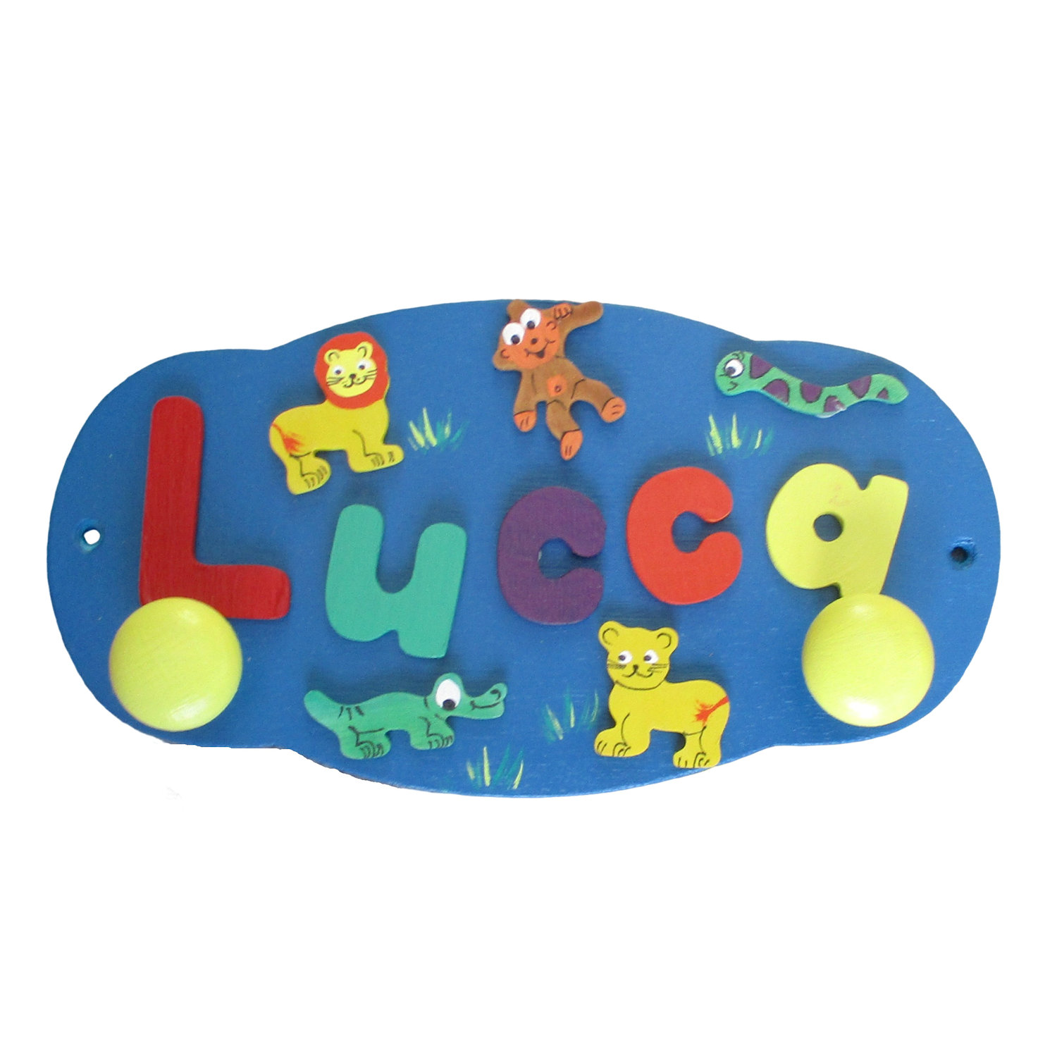 Decorated Name Hanger (bright)