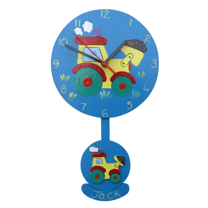 Bright Coloured Pendulum Clocks