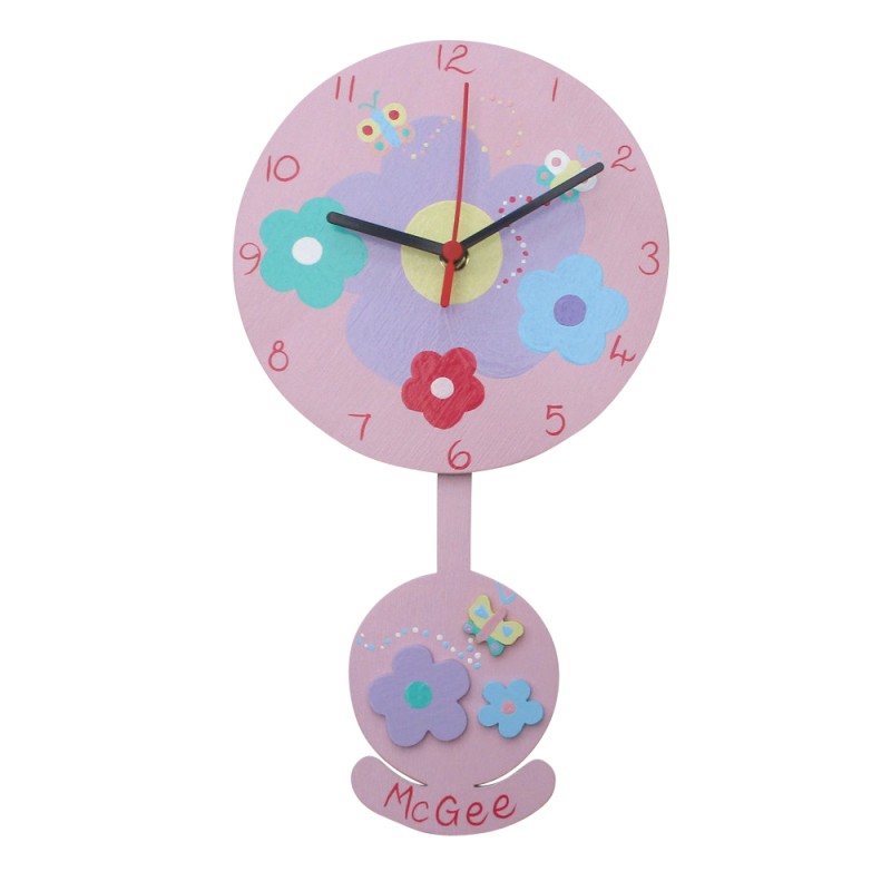 Pastel Coloured Pendulum Clocks
