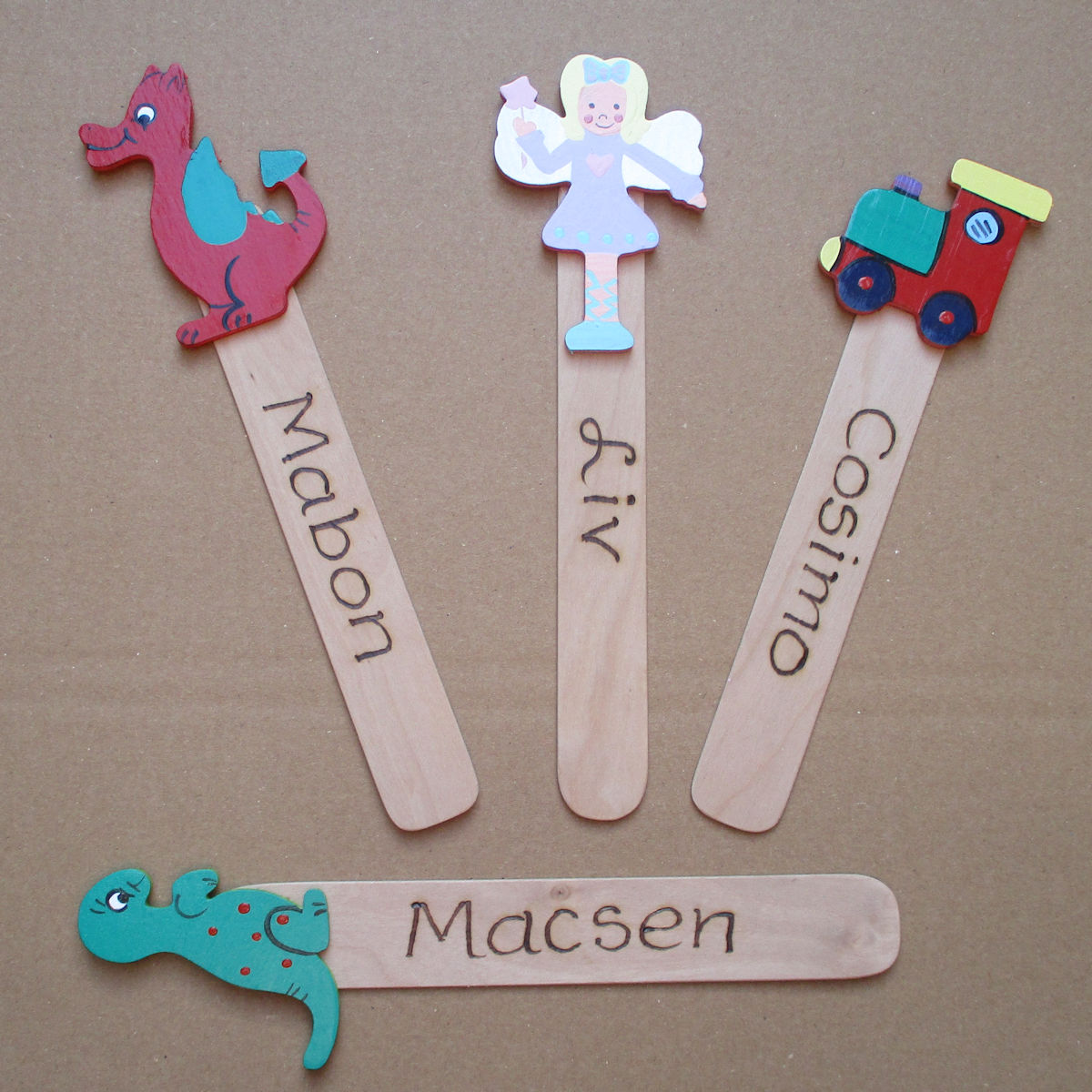 Personalised Wooden Bookmarks