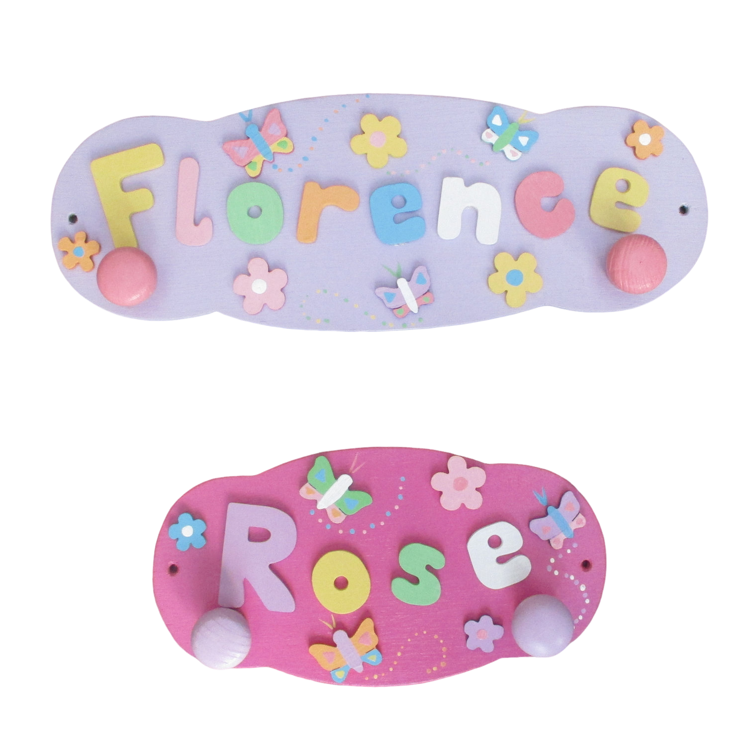 Decorated Name Hanger (pastel)