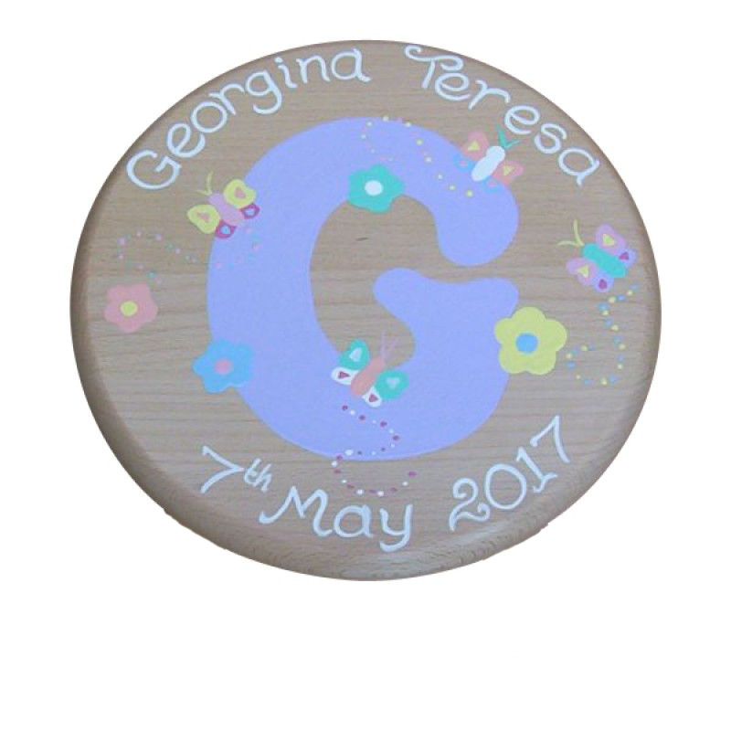 Child's Initial Stool (girl)