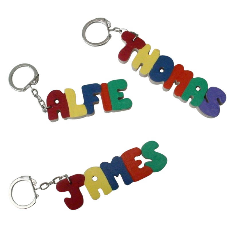 Personalised Name Keyrings