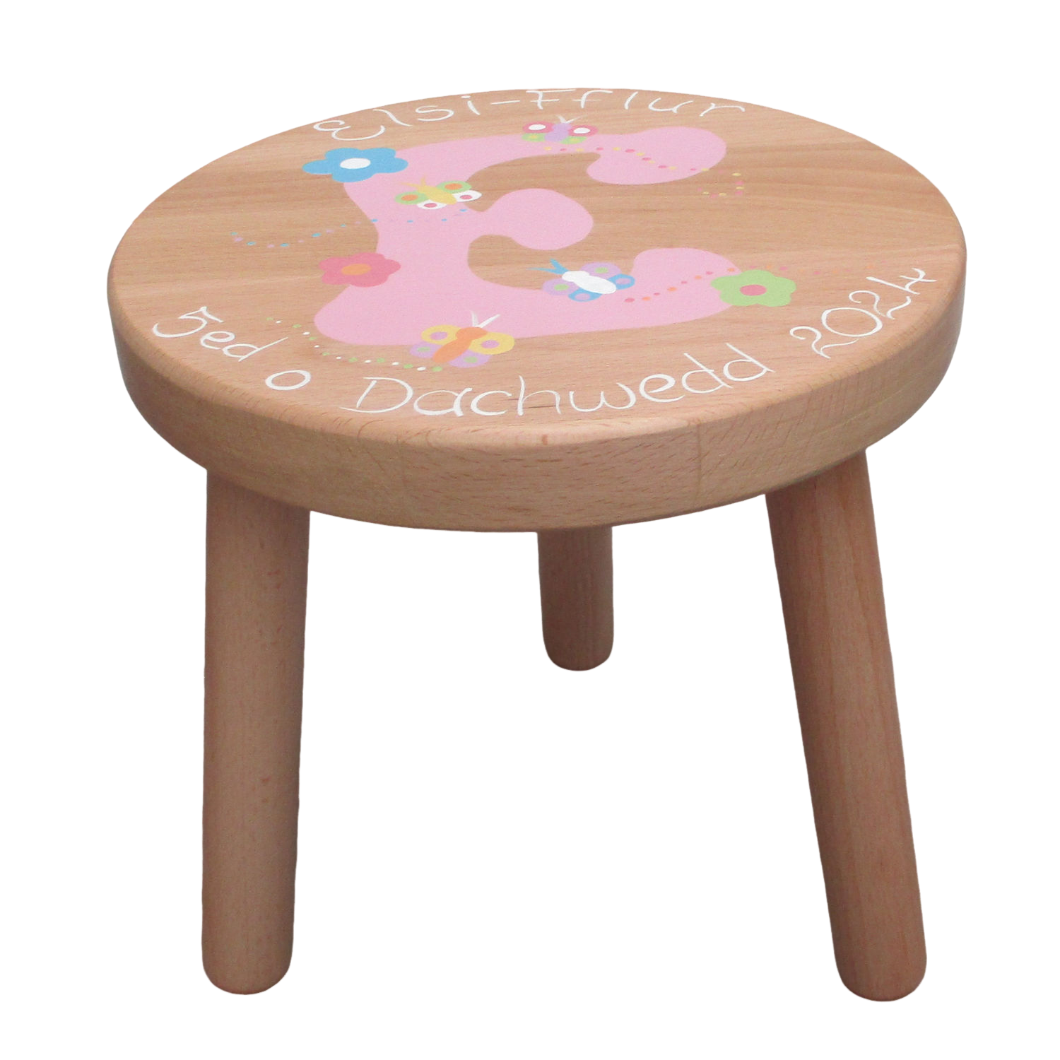 Child's Initial Stool (girl)