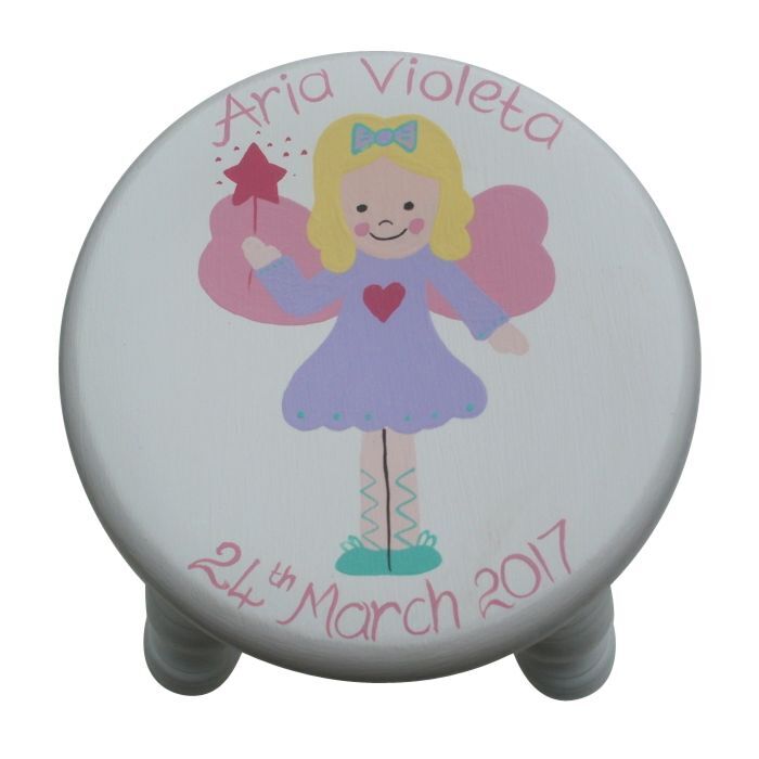 Personalised Child's White Stool
