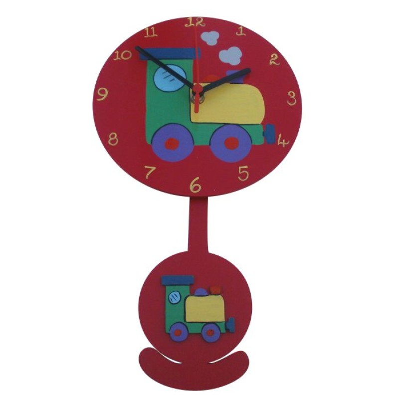 Bright Coloured Pendulum Clocks