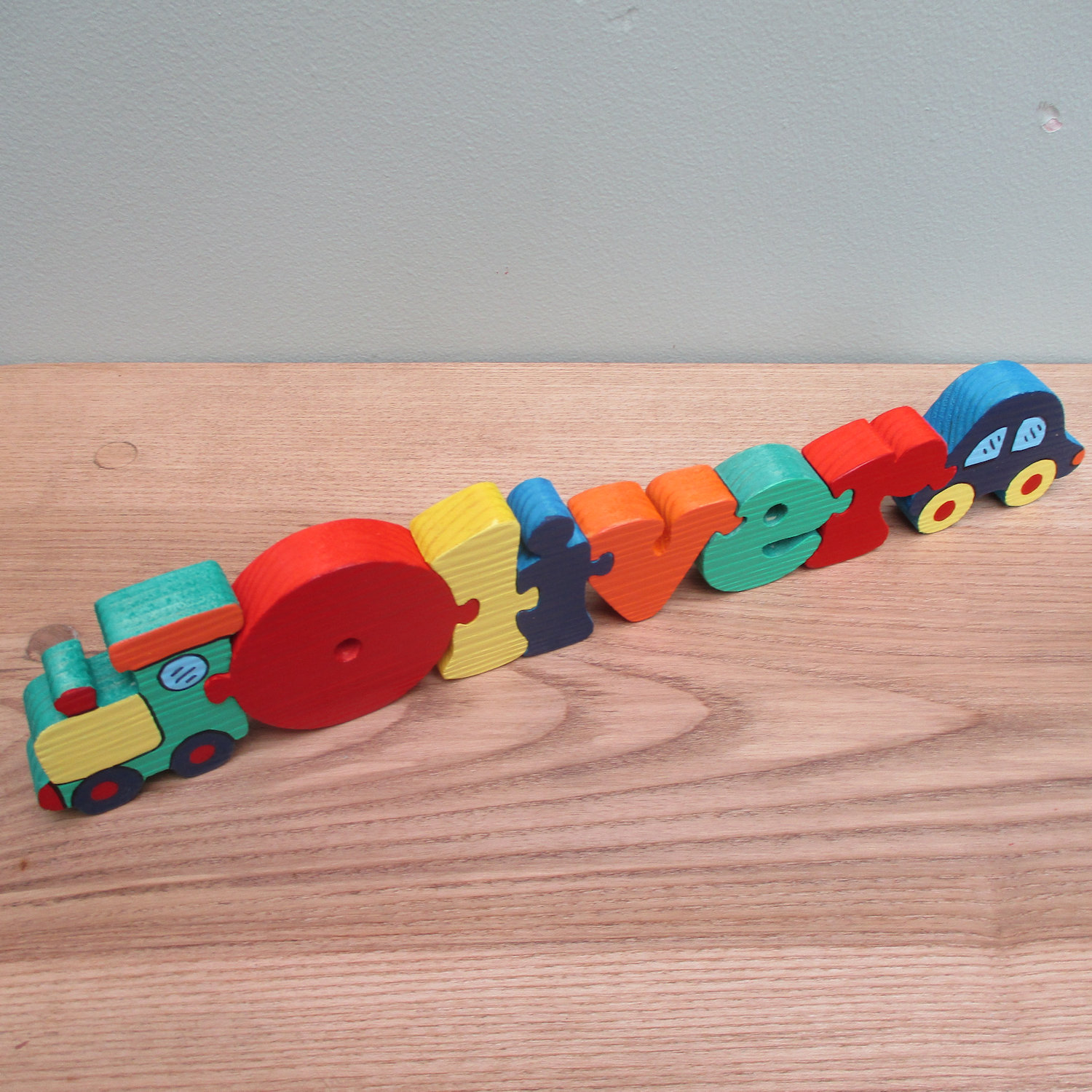 Name Jigsaw with Vehicles