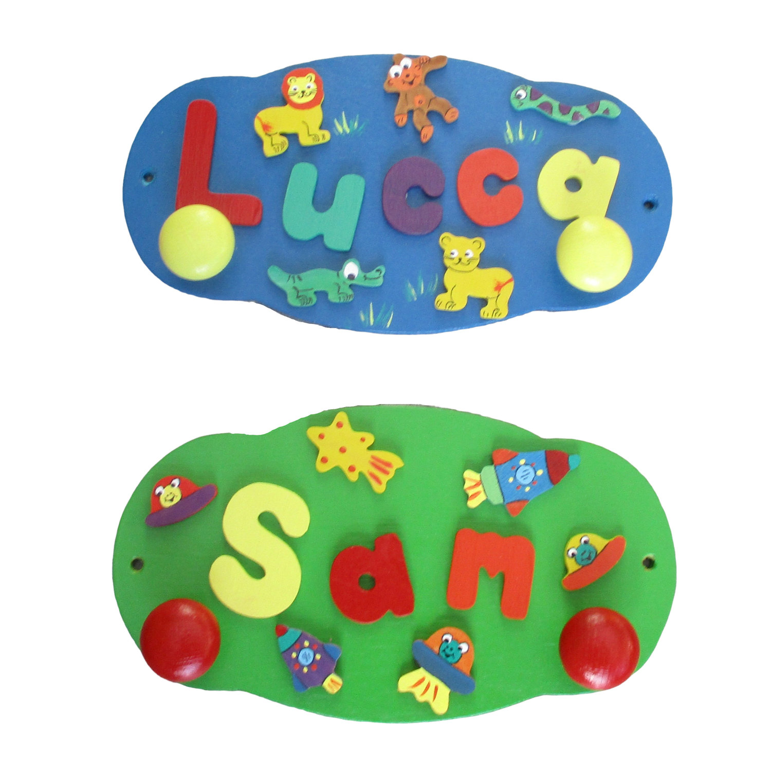 Decorated Name Hanger (bright)