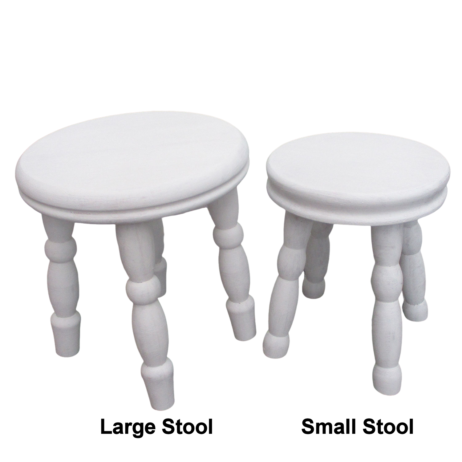 Personalised Child's White Stool