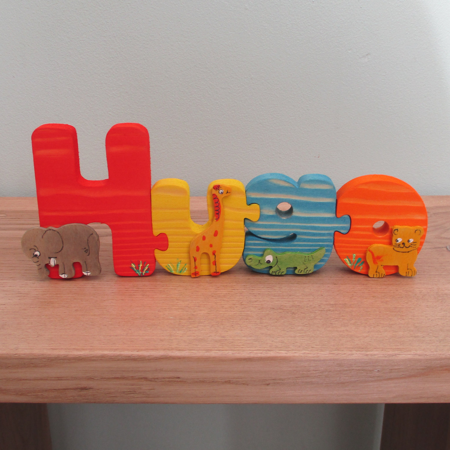 Decorated Name Jigsaw (bright)