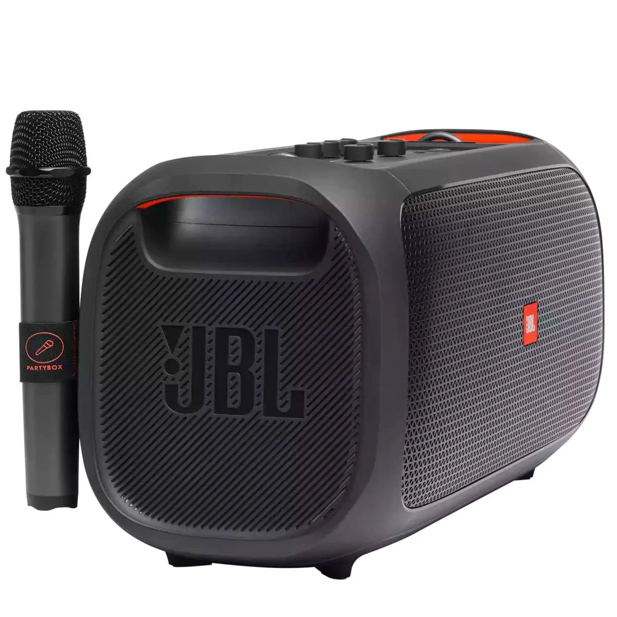 JBL PartyBox com microfone