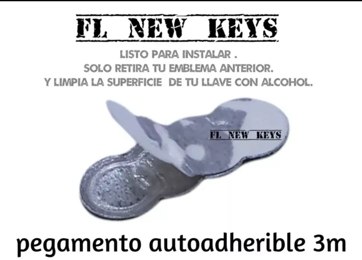 Emblema Para Llave Control De Alarma Audi A1 A3 A4 A5 Q3 Q5