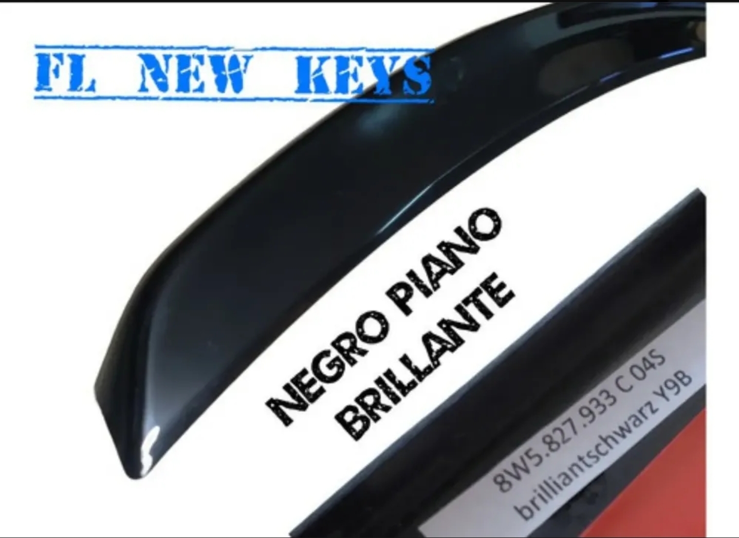 Lip Alerón trasero para Audi A4 S4 2017 a 2023 Original 