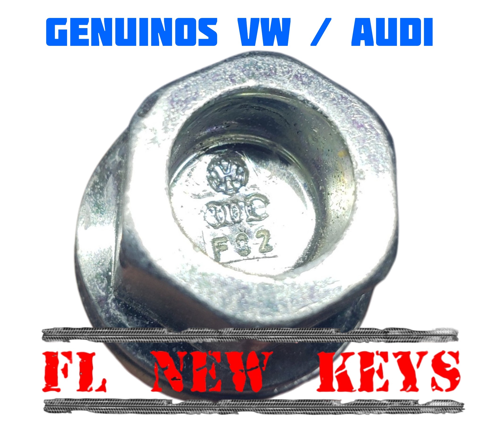 Set 4 Birlos Con Anillo Giratorio 14 X 1.5 Para Rines Vw Audi Originales 