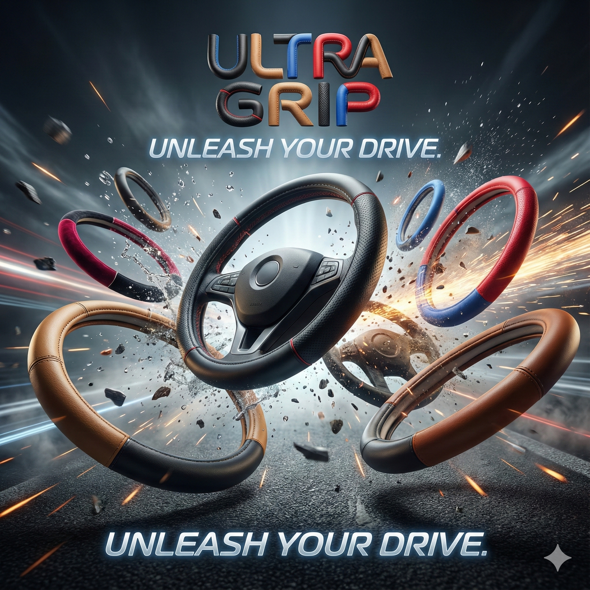 غطاء مقود فخم