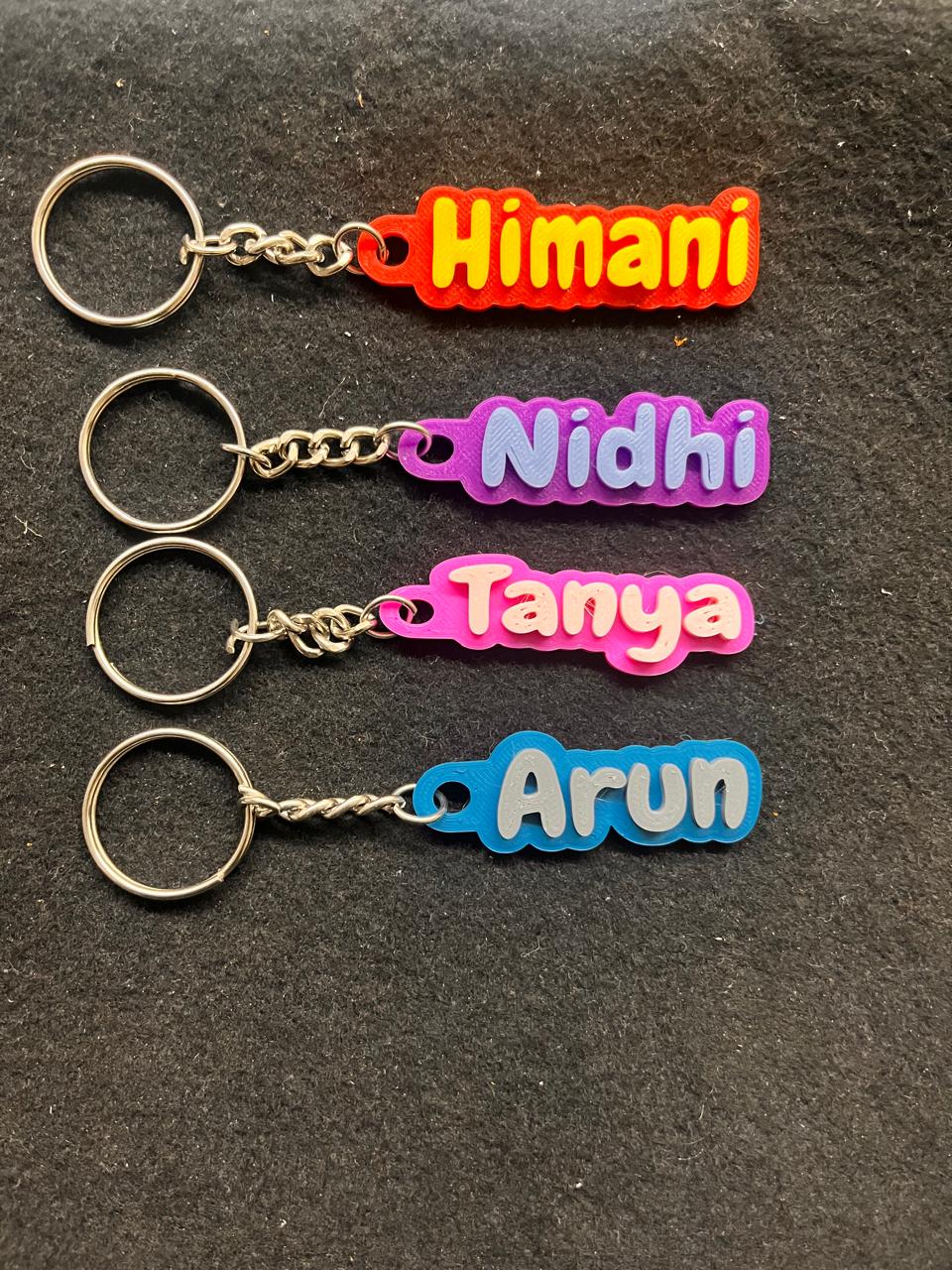 Personalized Name Keychains