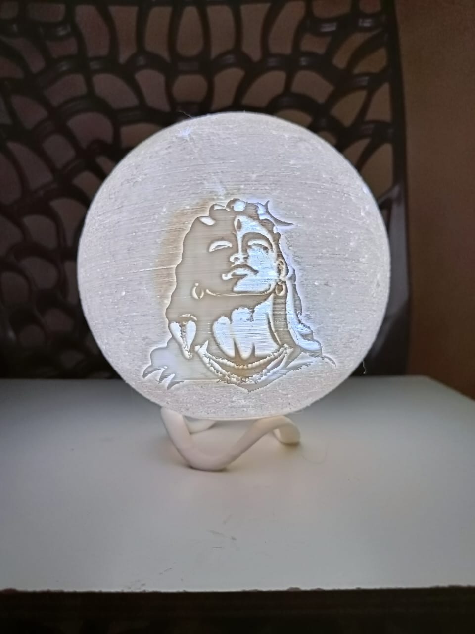 Customized Photo 3D Moon Lithophane Lamp