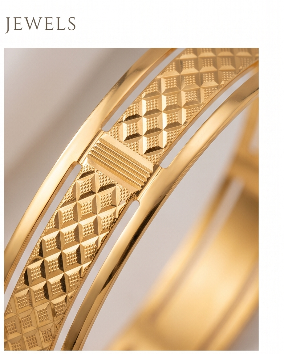 Lattice Gold Plated Bracelet