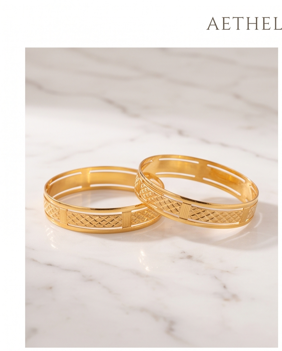 Lattice Gold Plated Bracelet