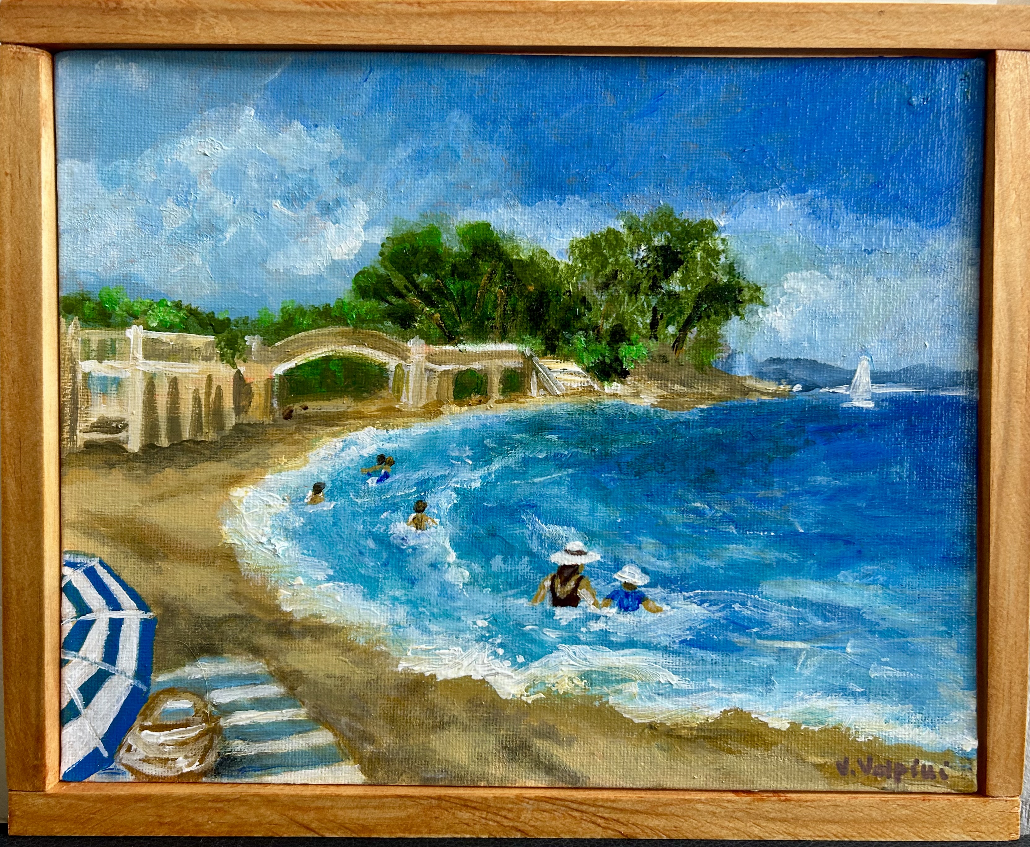 Picnic at Balmoral Beach- framed 