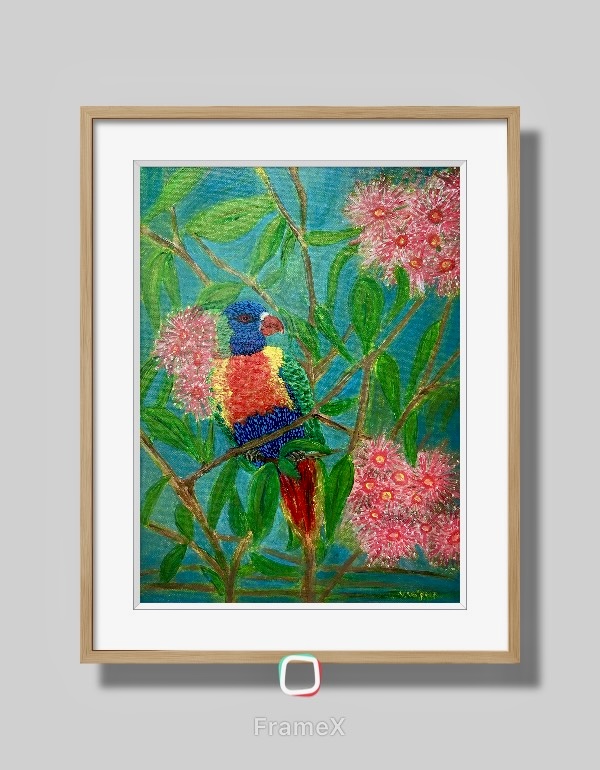 Rainbow Lorikeet A4 PRINT