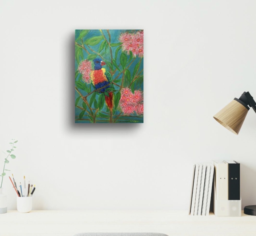 Rainbow Lorikeet A4 PRINT