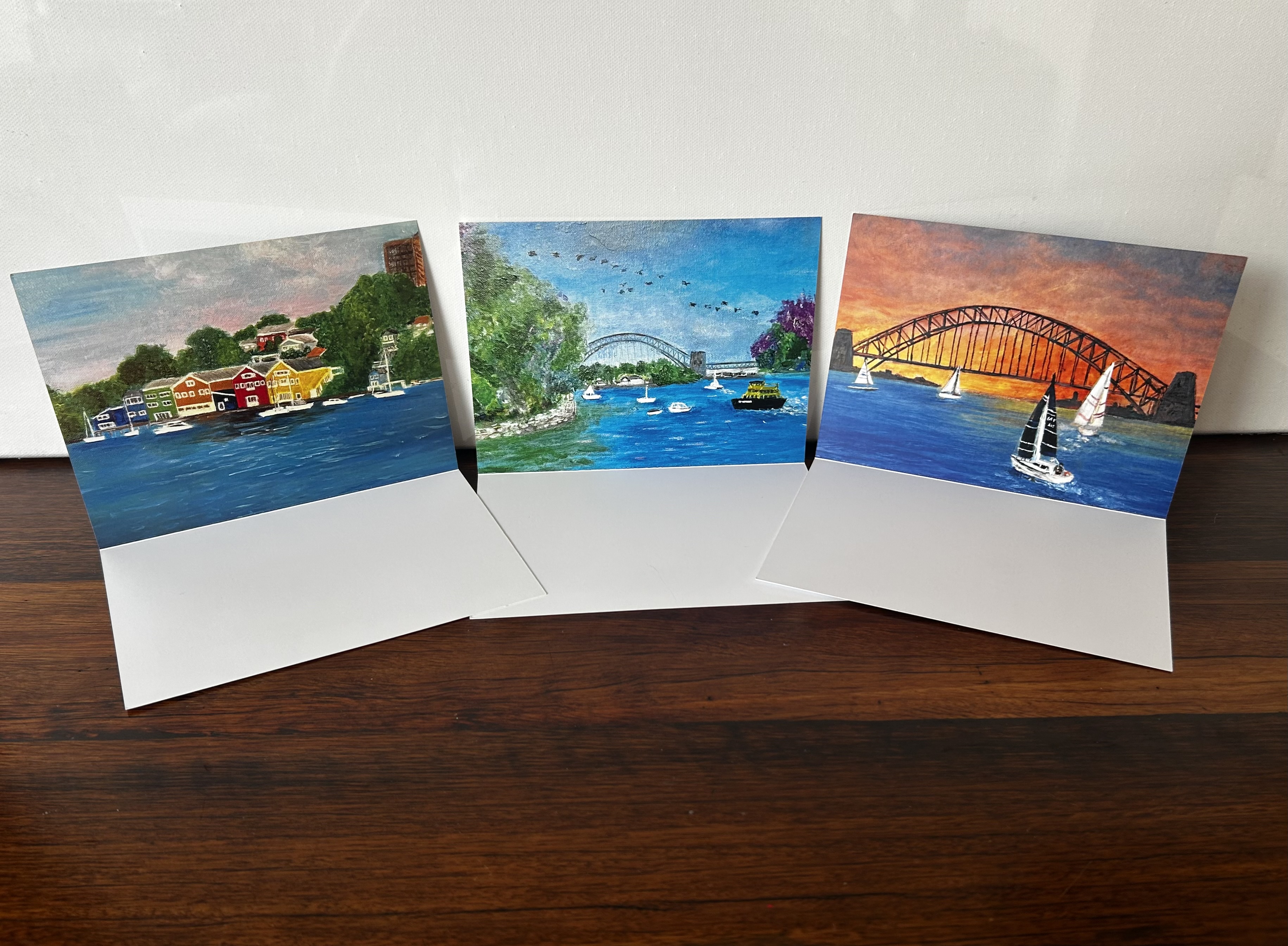 Greeting Cards pack of 3 - HARBOUR