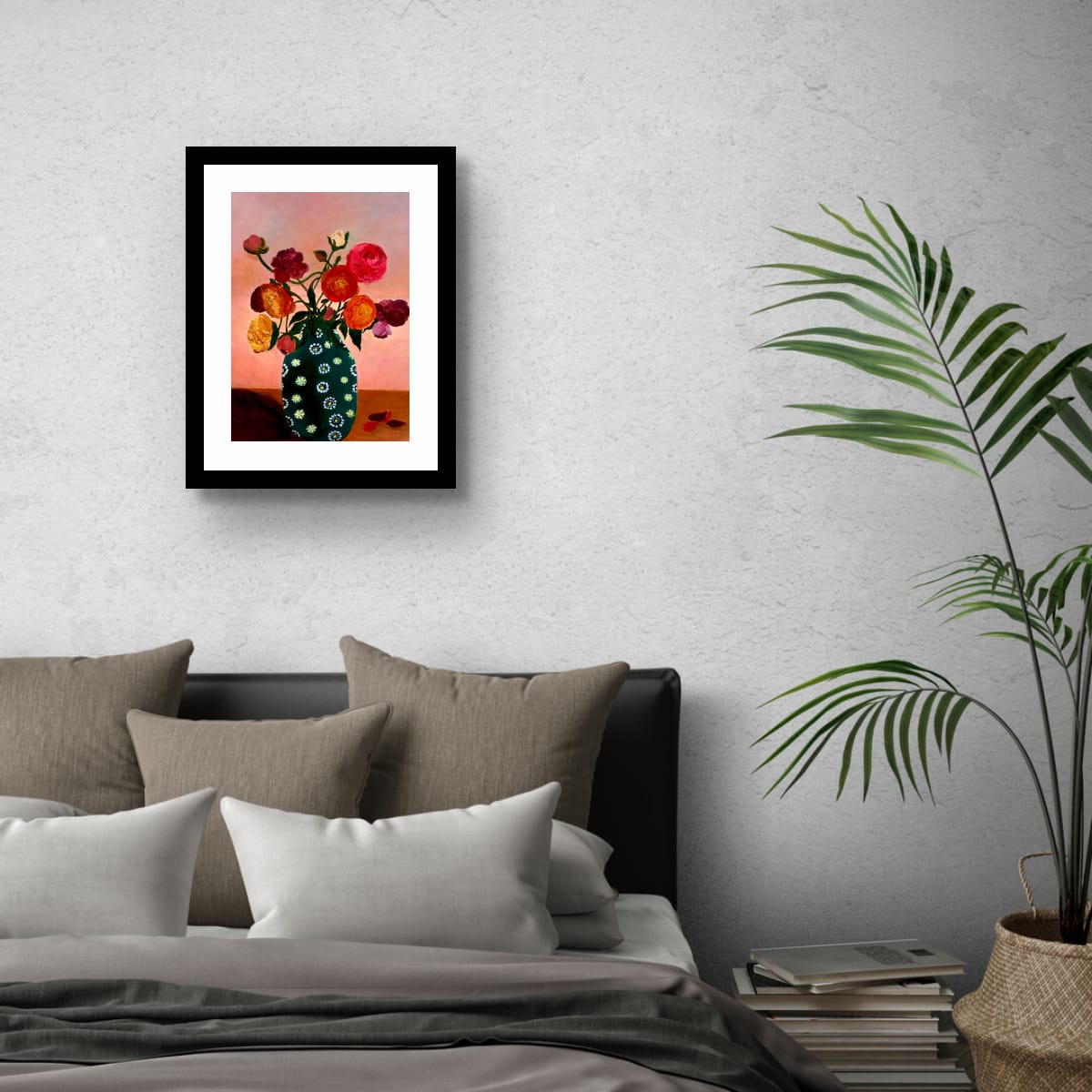 ‘Ranunculuses and Roses’ 30 x 40cm PRINT