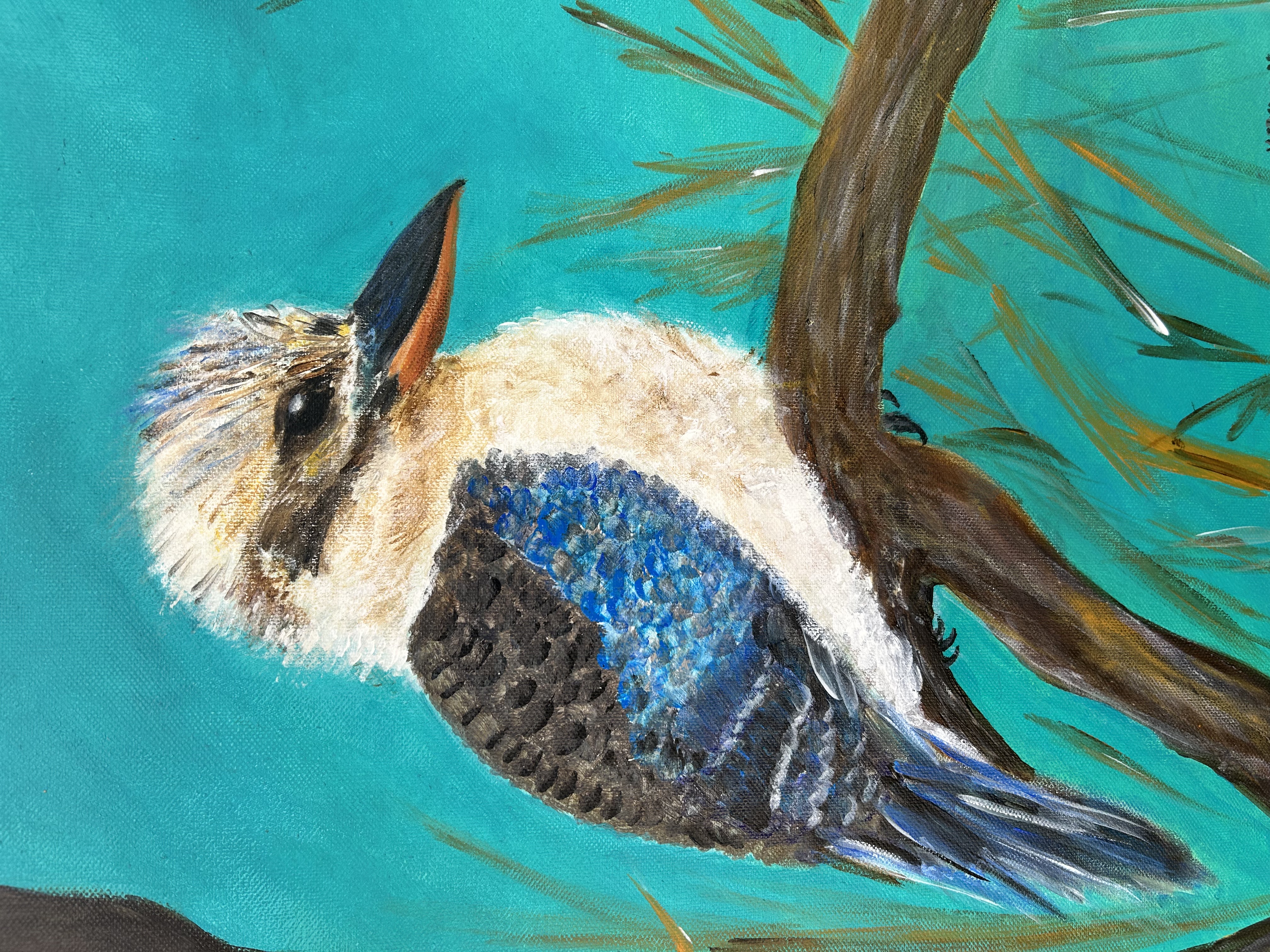 Blue winged kookaburra
