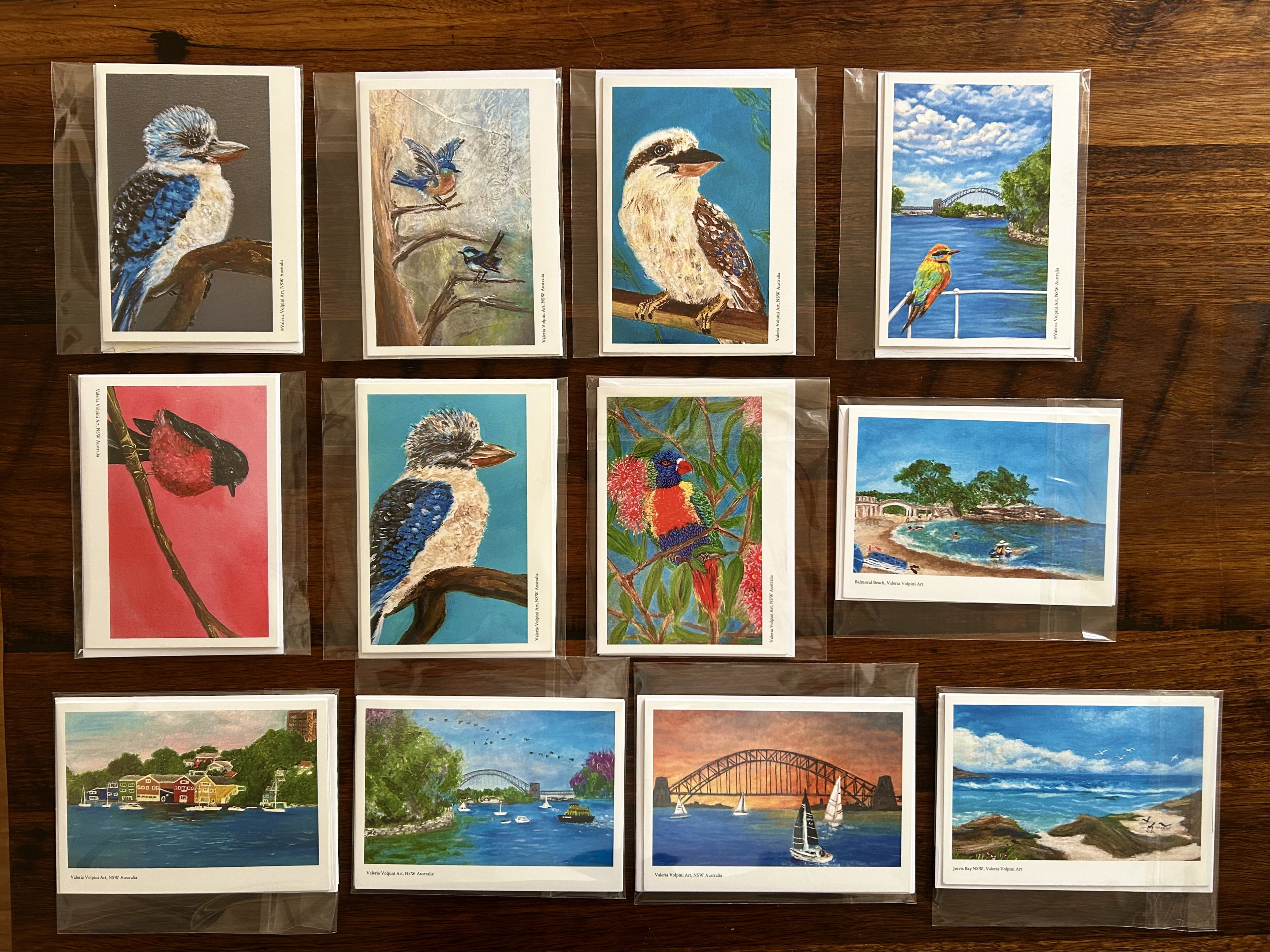 Greeting Cards pack of 2- choose your bird!