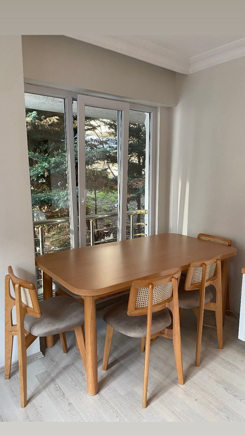 Ahşap Yemek Masası Takımı