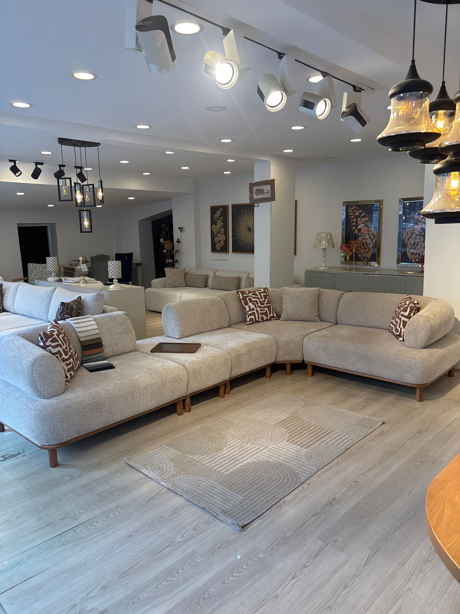 Moduler Yataklı köşe koltuk takımı