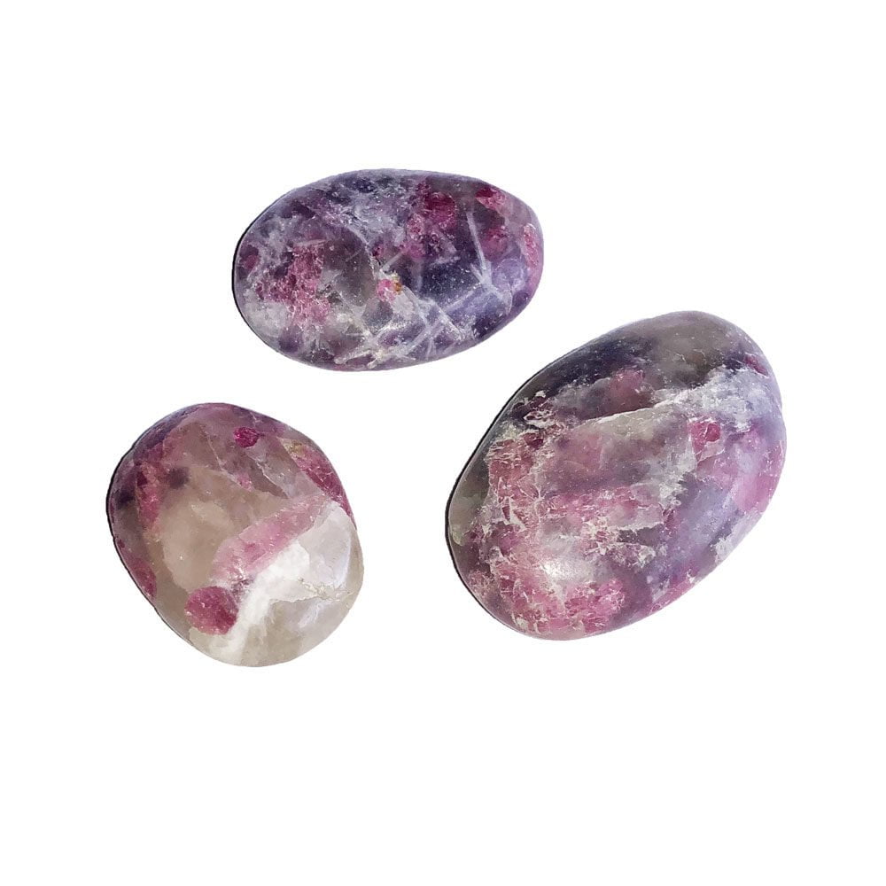 Tourmaline rose sur anhydrite.