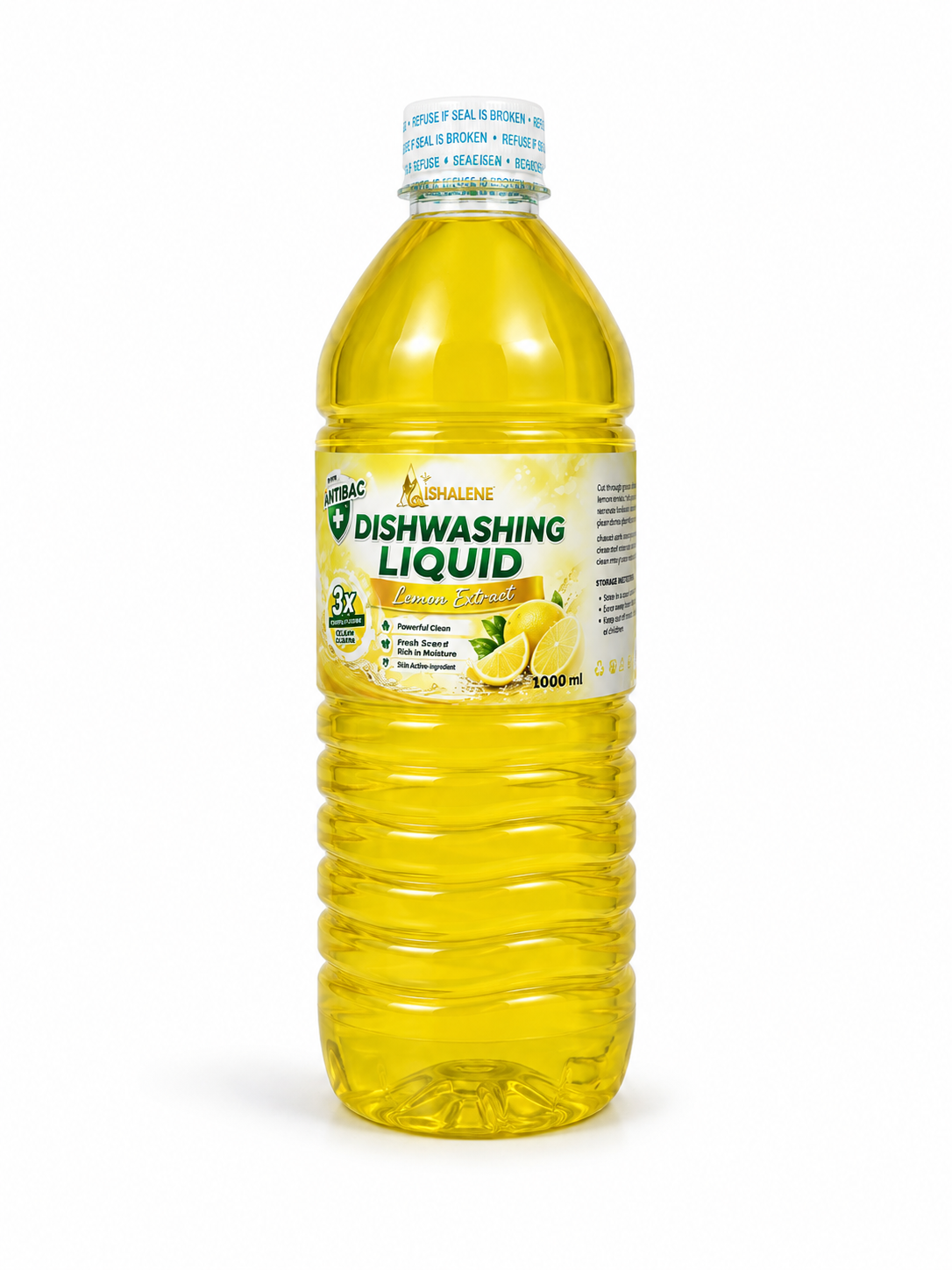 Lemon Scented Dishwashing Liquid – Powerful Grease-Cutting Formula