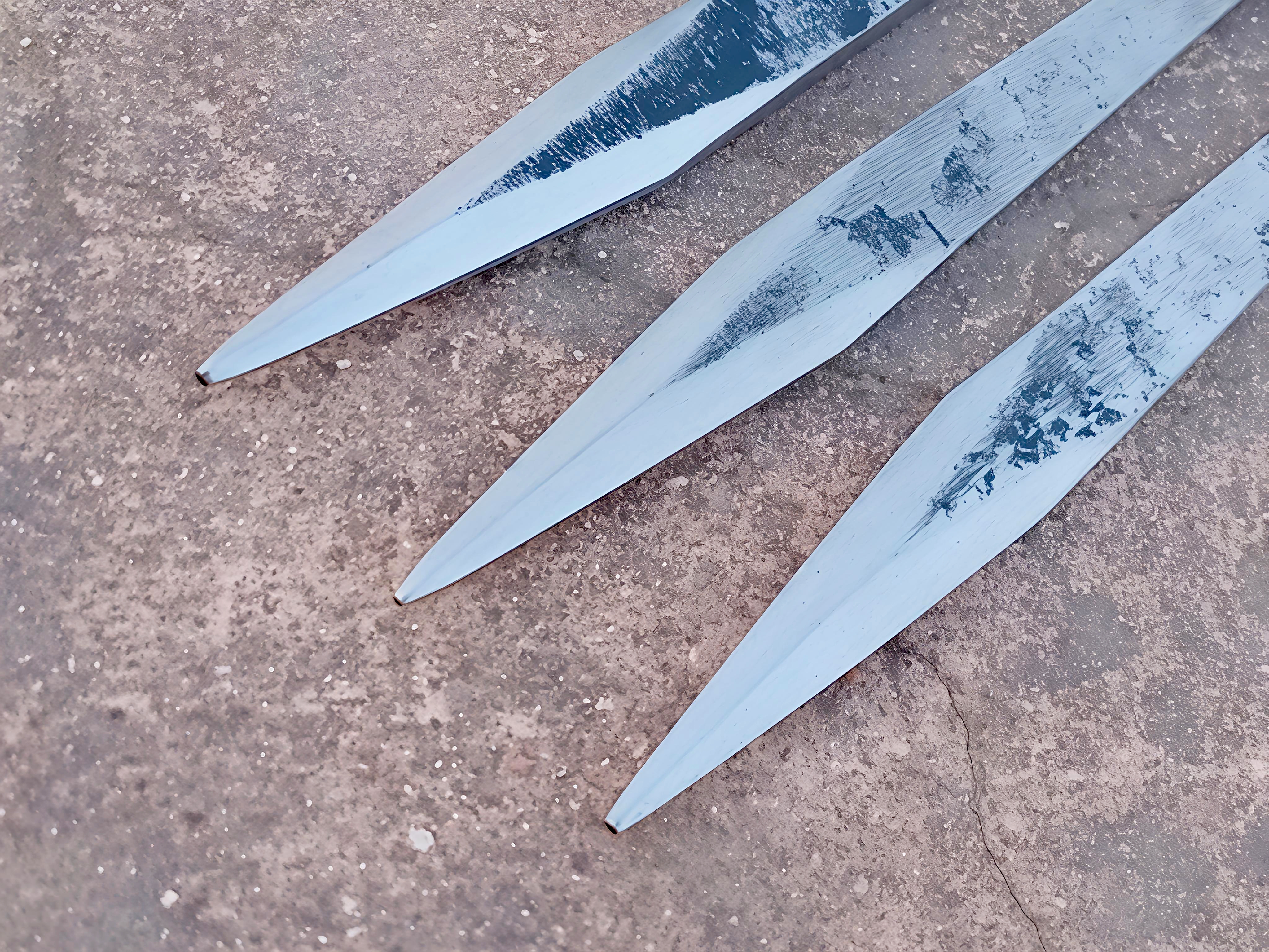 Hornet Flat – Front Heavy No-Spin Throwing Knife (440C Steel)