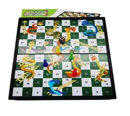 Magnetic Snakes and Ladders Board Game