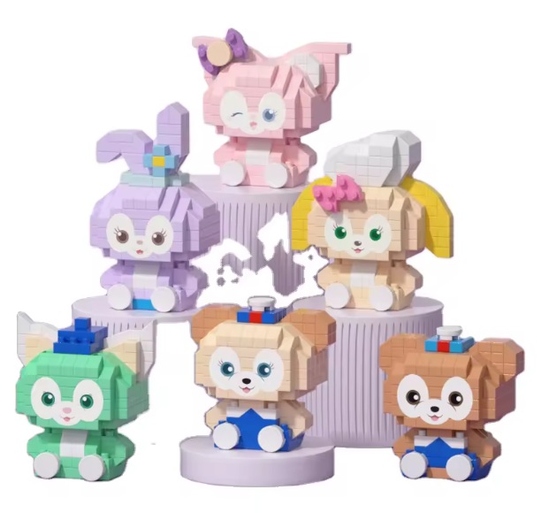 Cute Animal Building Block Toy
