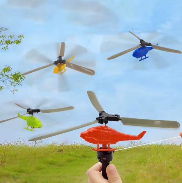 Flying Helicopter