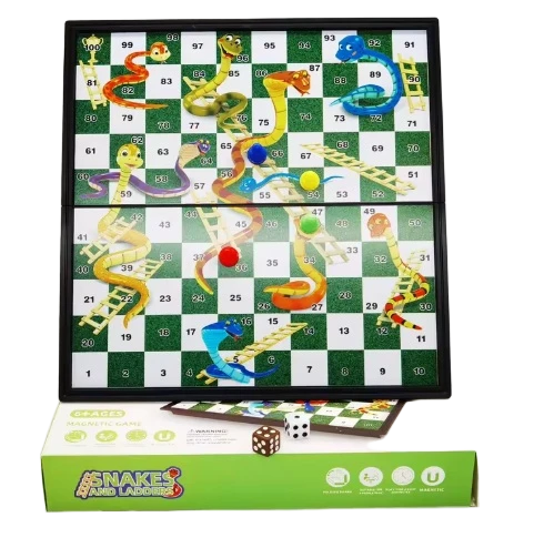 Magnetic Snakes and Ladders Board Game