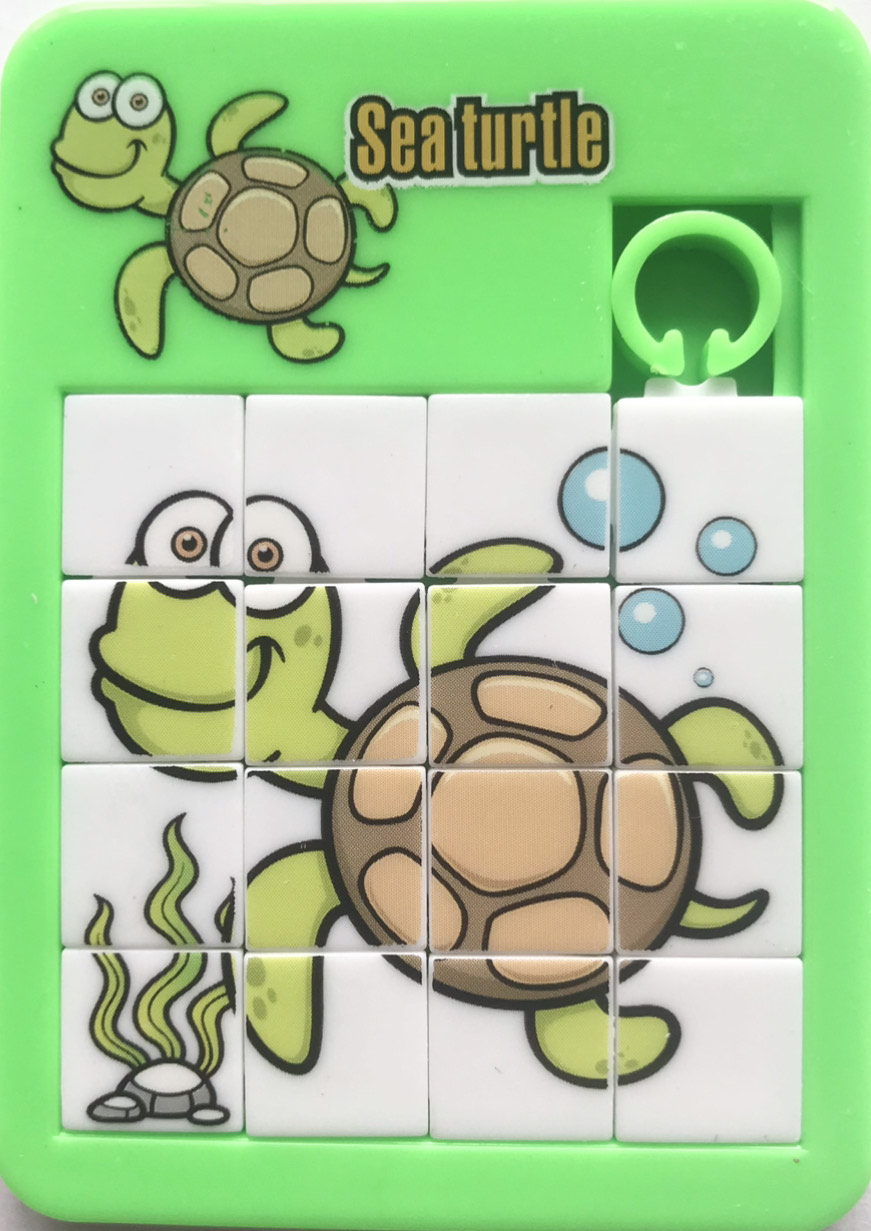 Animal Sliding Puzzle Toy