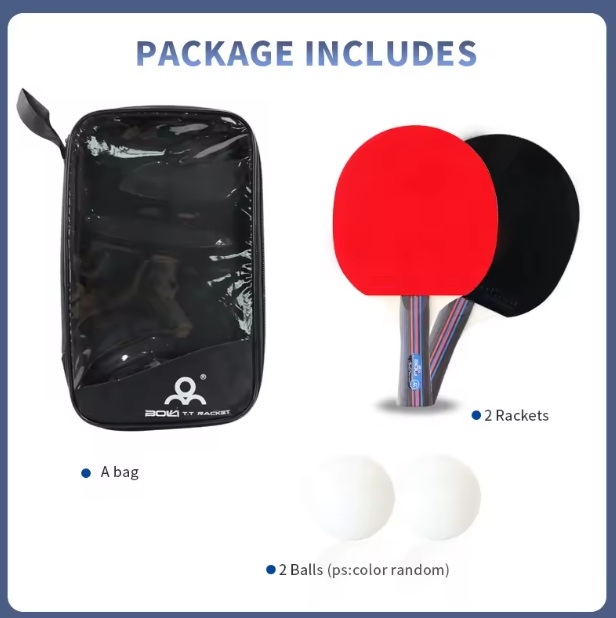 Table Tennis Paddle Set