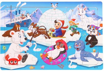 Cartoon Themed Jigsaw Puzzle 