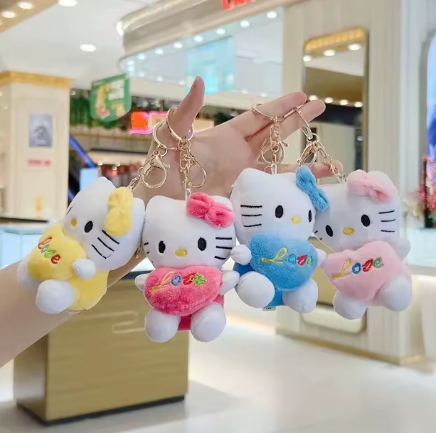 Hello Kitty Plush Keychain